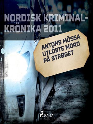 cover image of Antons mössa utlöste mord på Strøget